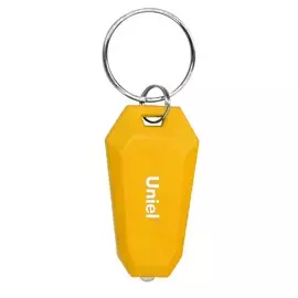 Светодиодный фонарь-брелок на батарейках 1LED Uniel Стандарт S-KL021-T YELLOW (UL-00004096)