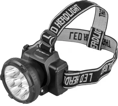 Светодиодный налобный фонарь на аккумуляторе. Дальность 25м. Ultraflash LED5363 11257