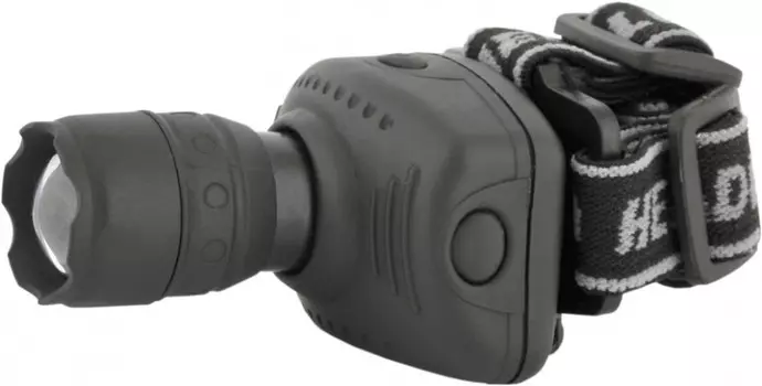Светодиодный налобный фонарь на алкалиновых батарейках. Дальность 25м. Ultraflash LED5354 11549