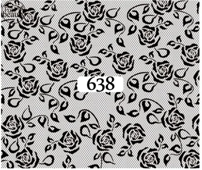 Водные наклейки для ногтей - №638, Raisin