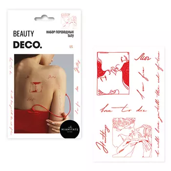 Набор татуировок для тел DECO. BEYCOZ TATTOO by Miami tattoos Us