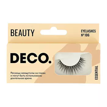 Накладные ресницы DECO. ESSENTIAL №106