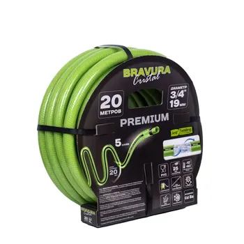 Шланг Bravura 5 Crystal 3/4 20 м ПВХ