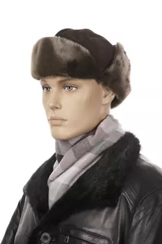 Шапка мужская из нерпы