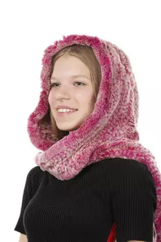 Шапка женская из кролика