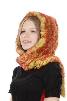 Шапка женская из кролика