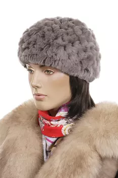 Шапка женская из кролика