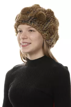Шапка женская из кролика