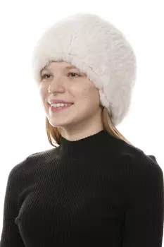 Шапка женская из кролика