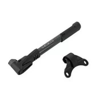Насос велосипедный AUTHOR AAP Jet Mini Composite, пластик, 120PSI, 250мм, универсальная головка, черный, 8-18101036