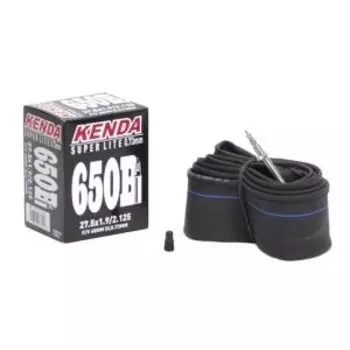 Велокамера KENDA SUPERLITE 27.5", 1.9-2.125 (50/57-584), суперлегкая, спортниппель 48 мм, 5-515241