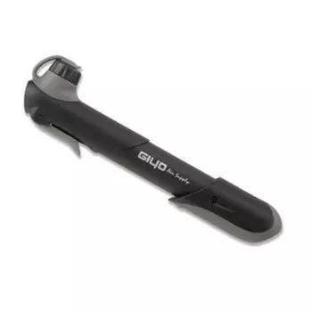Насос велосипедный GIYO, авто/вело ниппель, пластиковый корпус, Мах 80psi, GP 04S (P)