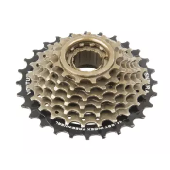 Кассета-трещотка VENTURA, FREEWHEEL, 6 скоростей, 6х14-28, HG, черно-коричневая, 5-700170