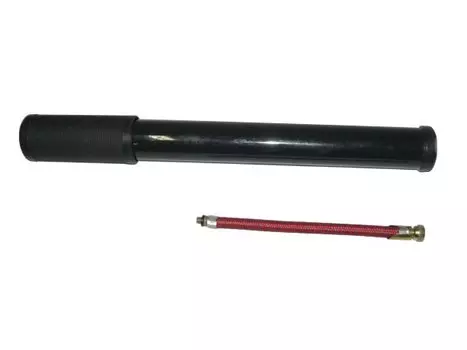 Насос велосипедный LANDING, пластиковый, 400мм х 22мм, со шлангом AV, LD-9115 HIGHTER QUALITY