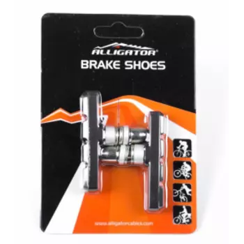 Колодки тормозные ALLIGATOR VB-632-DIY, с крепежом, ассиметричные, 60 мм, на блистере, 6-200245