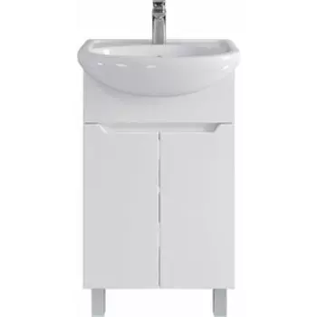 Тумба с раковиной Sanstar Лайн 50х30 белая (359.1-1.5.1.КУЮТ)