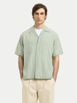 Свободная рубашка 16091381 Selected Homme, зеленый