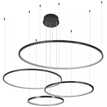Подвесной светодиодный светильник Newport 15000 15104N/S black glossy кольцо
