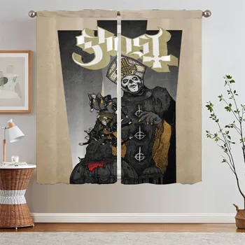 Подхваты для штор в гостиную Ghosts Band, 2 шт., бесплатная доставка, затемняющие шторы, затемняющие жалюзи W50xH70cmx2pcs-CL