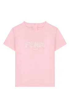 Хлопковая футболка Fendi