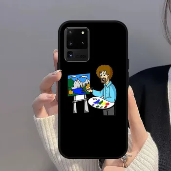Чехол для телефона Bob Ross No Mitakes для Samsung Galaxy S21 S22 S23 Note S20 Plus Ultra Shell SamsungS22plus5G
