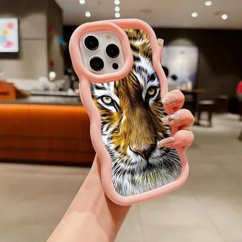 Ae99 Tigers Lion Love Design Art Защитные чехлы для телефонов для iPhone 14 13 Pro Max 11 12 15 Plus XR Infinix Hot 40i Smart8 Tecno Big Wave Задняя крышка из ТПУ for iPhone 6(6s)