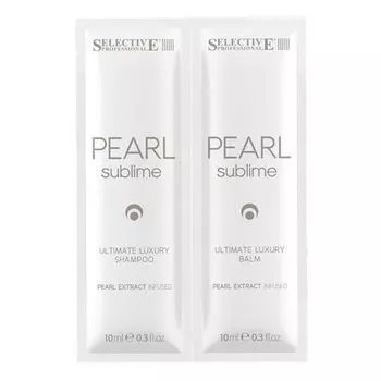 SELECTIVE PROFESSIONAL Набор для волос (шампунь 10 мл + бальзам 10 мл) PEARL SUBLIME ULTIMATE LUXURY