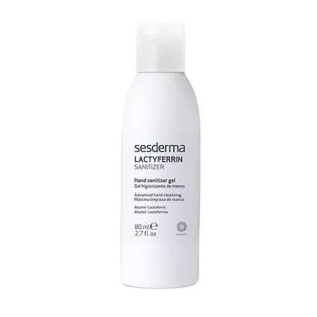 SESDERMA Гель гигиенический для рук Лактиферрин Санитайзер, белый флакон / LACTYFERRIN SANITIZER 80 мл