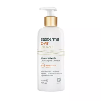 SESDERMA Молочко для тела C-VIT с сияющими пигментами/ C-VIT RADIANCE Glowing body milk 250 мл