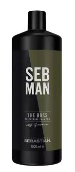 SEB MAN Шампунь освежающий для увеличения объема / THE BOSS 1000 мл