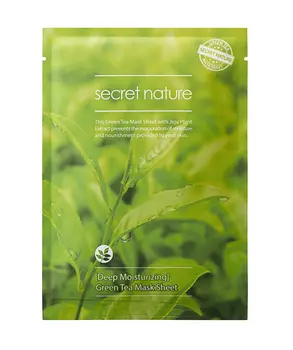 SECRET NATURE Маска суперувлажняющая с зеленым чаем 25 мл