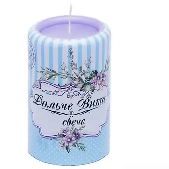 ИНДОКИТАЙ Свеча пеньковая, "Дольче вита", белая 1.0