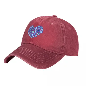 Ковбойская шляпа Evil Eye Love HeartCap, фирменные мужские кепки, мужская одежда для гольфа, женская одежда