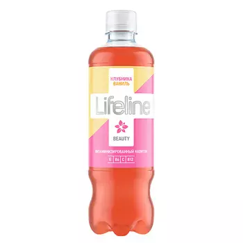 LIFELINE Напиток витаминизированный BEAUTY со вкусом клубника и ваниль