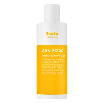 LIKATO Шампунь-скраб для глубокого очищения жирных волос WELLNESS AHA-ACIDS 250.0