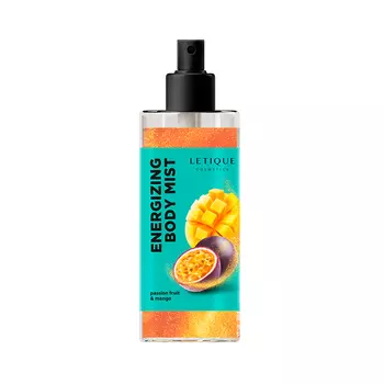 LETIQUE COSMETICS Спрей для тела Манго-маракуйя Energizing Body Mist