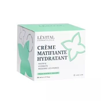 LEVITAL Крем для лица матирующий для жирной кожи с лифтинг-эффектом Crme Matifiante Hydratant 50.0