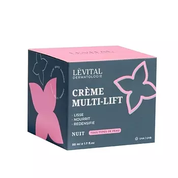 LEVITAL Крем для лица ночной увлажняющий пептидный Crme Multi-Lift 50.0