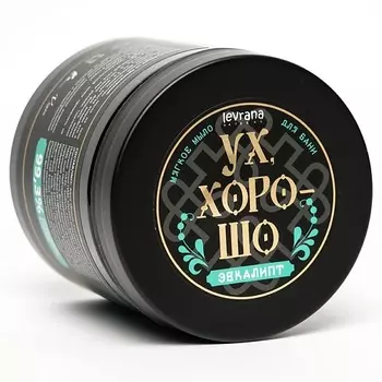 LEVRANA Натуральное мягкое мыло для бани Эвкалипт