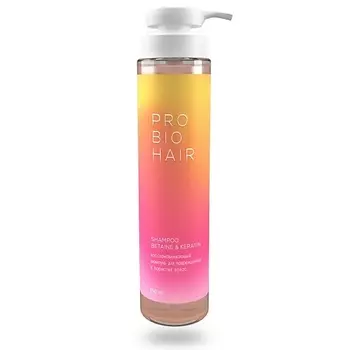 LEVRANA Шампунь восстанавливающий с кератином Pro Bio Hair Shampoo