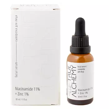 LEVRANA Сыворотка для лица Ниацинамид 11% + Цинк 1% True Alchemy