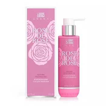 LIBREDERM Тоник - гель для лица детокс возрождающий Rose de Rose Reviving Detox Tonic Gel