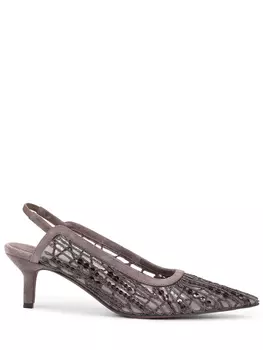 Туфли с пайетками BRUNELLO CUCINELLI