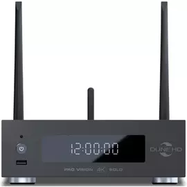 Медиаплеер Dune HD Pro Vision 4K Solo Dune HD TV-175V UltraHD/60 Hz/3D/HDR/HDR10+/Dolby Vision, RAM 4GB, Flash 32GB, USB2.0, 2*USB3.0, USB Type-C, HDD