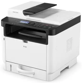 МФУ монохромное Ricoh M 320 408536 A4, 32 стр/мин, автоподатчик ,1200x1200 dpi, Ethernet (RJ-45), USB, картридж на 1000 стр.