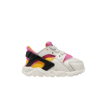 Кроссовки Nike Huarache Run TD Light Bone University Gold Pink, кремовый