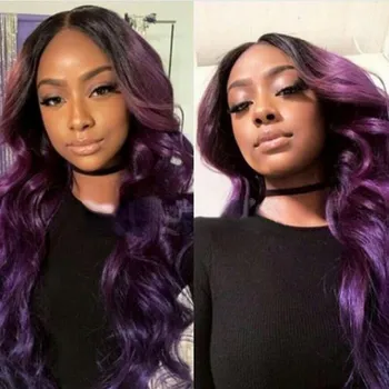 MISS WIG Модный длинный волнистый парик Ombre Blonde Синтетический парик для женщин 1wig&1cap серый