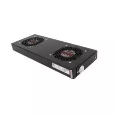 Вентиляторный модуль ЦМО R-FAN-2J-9005 2 вентилятора, колодка, чёрный