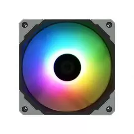 Вентилятор для корпуса ID-Cooling NO-12015-XT-ARGB 120x120x15мм (PWM, Low Noise, супер-тонкий, ARGB, резиновые углы, черный, 500-2000об/мин) BOX
