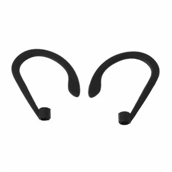 Пара не теряющихся заушных крючков для наушников Apple для Airpods, профессиональные противоскользящие силиконовые насадки для наушников, без наушников 1 Pair белый